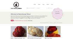 Desktop Screenshot of blackbunnyfibers.com
